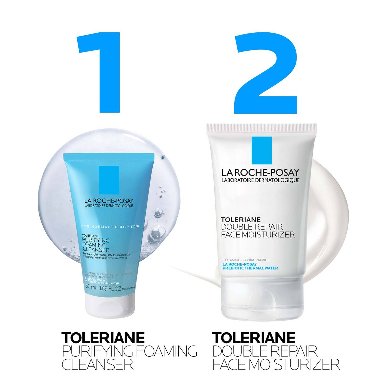 toleriane-purifying-foaming-cleanser-and-toleriane-double-repair-face-moisturizer-travel-set-k8 AmazonSet-TolerianePurifyingCleanser100ml-TolerianeDRM_routine.jpg